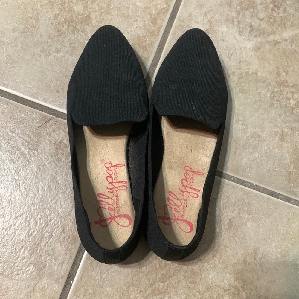 Black dressy flats